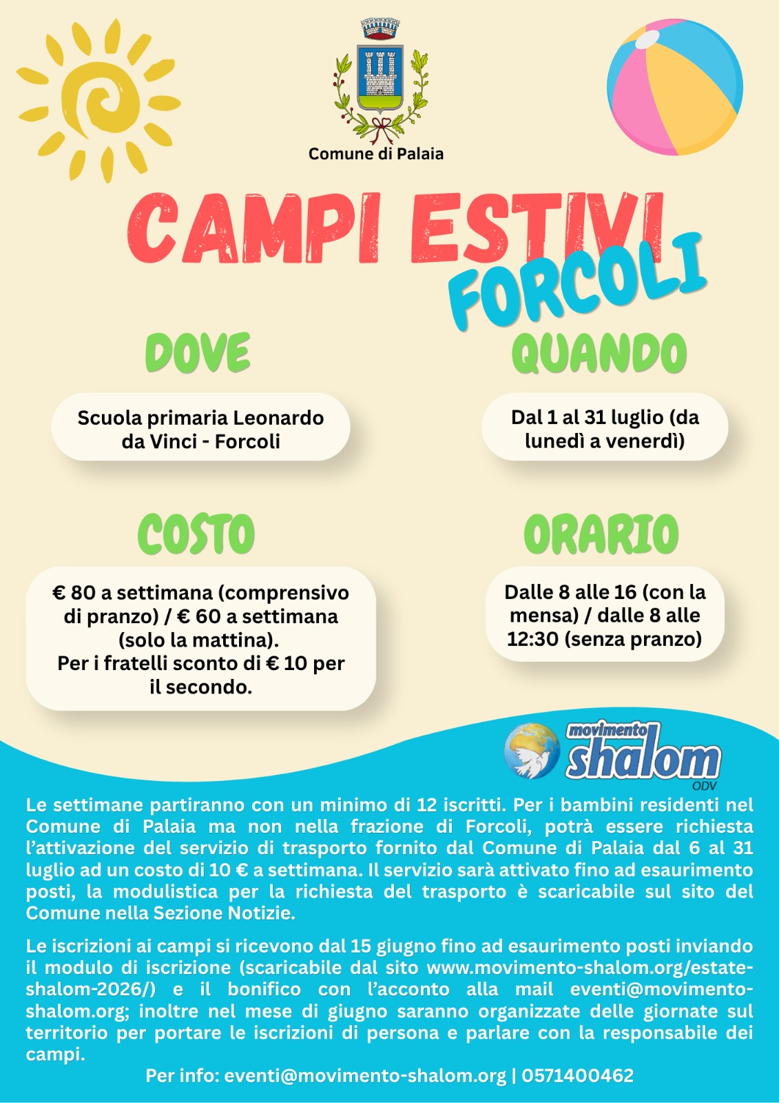 campi estivi