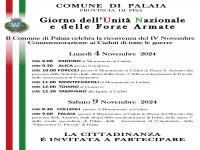 CELEBRAZIONE DELLA RICORRENZA DEL IV NOVEMBRE COMMEMORAZIONE AI CADUTI DI TUTTE LE GUERRE